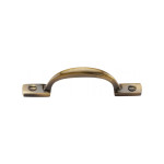 M Marcus Heritage Brass Face Fixing Sash Window/Shed Door Pull Handle 102mm length